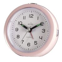 ENGLISH ROSE ROUND ALARM CLOCK - ORLA