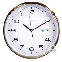 32cm Supervisor White Dial With Date Wall Clock By ACCTIM image