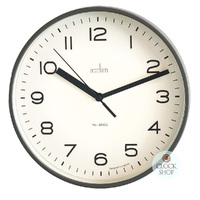 20cm Runwell Dark Grey Wall Clock By ACCTIM image