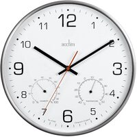 30.5cm Komfort Silent Wall Clock With Weather Dials By ACCTIM image