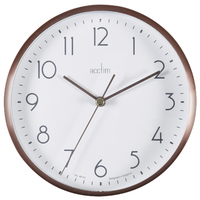 15cm Ava Copper Round Wall Clock By ACCTIM  image