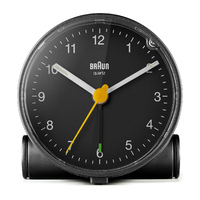 7cm Black Analogue Alarm Clock By BRAUN image