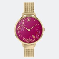 Gold Chelsea Birds Gold Mesh Band By SARA MILLER