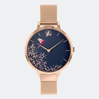 ROSE GOLD HUMMINGBIRDS ROSE GOLD MESH BAND BY SARA MILLER