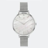 Silver Diamond Silver Mesh Band By SARA MILLER image