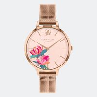 ROSE GOLD PEONY ROSE GOLD MESH BAND BY SARA MILLER