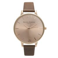 Big Dial Brown & Rose Gold