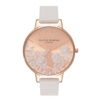 Lace Detail Blush & Rose Gold