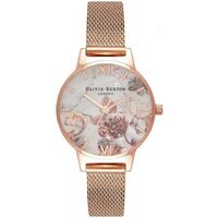 Marble Florals - Rose Gold Mesh