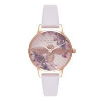 Embroidered Dial Blush & Rose Gold