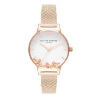 Busy Bees Rose Gold Mesh with Moving Bees