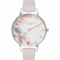 Watercolours Florals Lilac & Silver