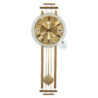 65cm Gold Pendulum Wall Clock With Westminster Chime By AMS image