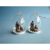Nativity Glass Ball