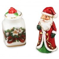 MINIATURE SANTA CLAUS WITH JAR