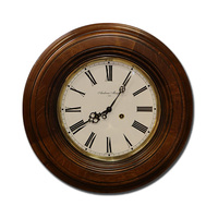 Round Striking Station Clock 40cm By AMS
