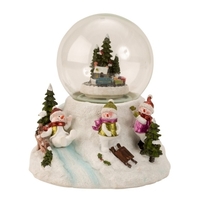 SNOWMAN SNOW GLOBE WITH SNOW AND MOVEMENT 20CM