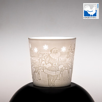 SANTA PORCELAIN CUP FOR TEALIGHT
