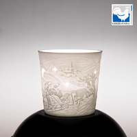 Santa Winter Magic Porcelain Cup For Tealight