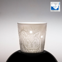 Owl Porcelain Cup For Tealight