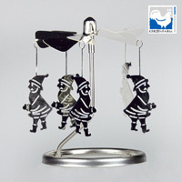 Santa Carousel Top For Porcelain Cup