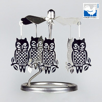 OWL CAROUSEL TOP FOR PORCELAIN CUP