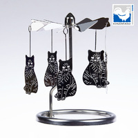Cat Carousel Top For Porcelain Cup