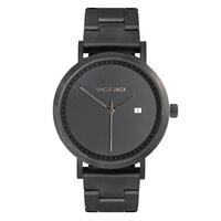 BLACK BLACK COPPER DIAL BLACK METAL BAND BY UNCLE JACK