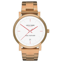 JOEL FLETCHER WHITE DIAL COPPER METAL BAND BY UNCLE JACK