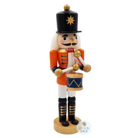 18cm Orange Drummer Nutcracker image
