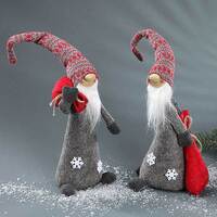 GNOME WITH SACK STANDING 41CM 2 DESIGNS