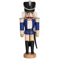 28cm Blue Soldier Nutcracker By Seiffener image