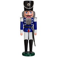 50cm Blue Soldier Nutcracker By Seiffener image