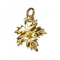 Charm - Maple Leaf Silver