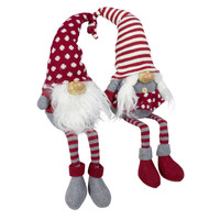 GNOME SHELF SITTER GREY AND RED 20CM 2 DESIGNS