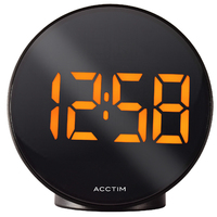 BLACK ROUND LCD WITH USB - CIRCULO