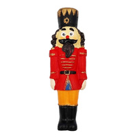 Nutcracker Fridge Magnet With Red Jacket & Black Hat