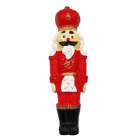 Nutcracker Fridge Magnet With Red Jacket & Hat