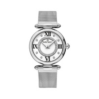 Dress Code Collection Silver Case White Dial Silver Mesh Strap By CLAUDE BERNARD