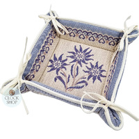 Blue Edelweiss Bread Basket By Schatz image