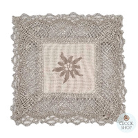 Grey Edelweiss Square Placemat By Schatz (20cm) image