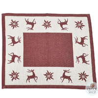 Mauve Reindeer Placemat By Schatz (50 x 40cm) image