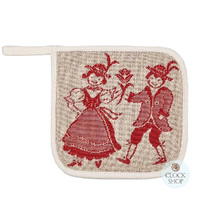 Red Dancers Pot Holder By Schatz (17cm)