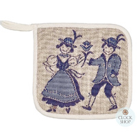 Blue Dancers Pot Holder By Schatz (17cm)