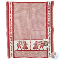 Red Dancers Tea Towel By Schatz (60 x 50cm) image