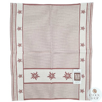 Pink Edelweiss Tea Towel By Schatz (60 x 50cm) image