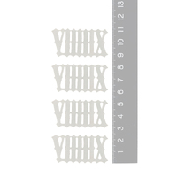 Cuckoo Clock Plastic White Roman Numerals 24mm image
