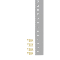 Cuckoo Clock Plastic Cream Roman Numerals 8mm image