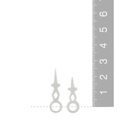 White Cuckoo Clock Plastic Hands 25mm & 20mm image