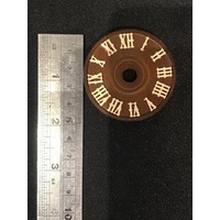 Dial For Cuckoo Clock Wooden Brown Face 50mm image